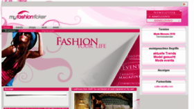 What Myfashionticker.de website looked like in 2018 (5 years ago)