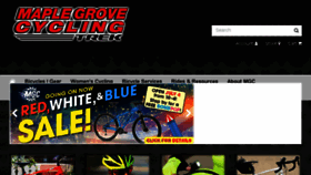 What Maplegrovecycling.com website looked like in 2018 (5 years ago)