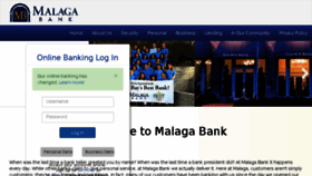 What Malagabank.com website looked like in 2018 (5 years ago)