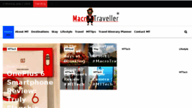 What Macrotraveller.com website looked like in 2018 (5 years ago)