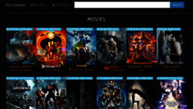 What Moviespath.com website looked like in 2018 (5 years ago)