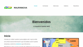 What Maurinnova.com website looked like in 2018 (5 years ago)
