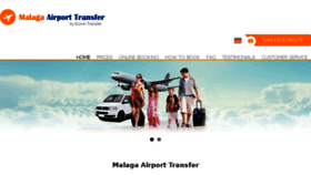 What Malaga-airport-transfer.eu website looked like in 2018 (5 years ago)