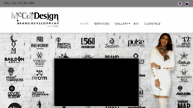 What Mccoydesign.com.au website looked like in 2018 (5 years ago)
