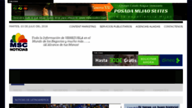 What Mscnoticias.com.ve website looked like in 2018 (5 years ago)