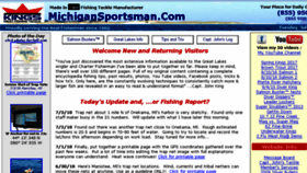 What Michigansportsman.com website looked like in 2018 (5 years ago)
