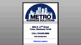 What Metro-solutions.com website looked like in 2018 (5 years ago)