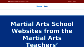What Martialartswebsites.com website looked like in 2018 (5 years ago)