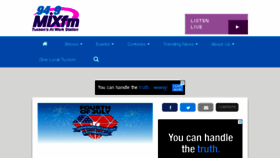 What Mixfm.com website looked like in 2018 (5 years ago)
