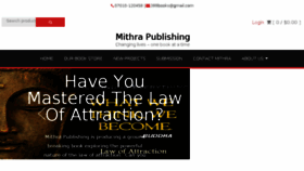 What Mithrapublishing.com website looked like in 2018 (5 years ago)