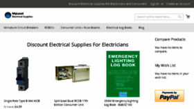 What Mylocalelectricalsupplies.co.uk website looked like in 2018 (5 years ago)