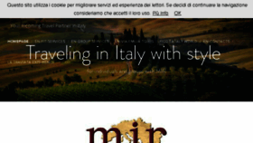 What Mir-italy.com website looked like in 2018 (5 years ago)