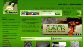 What Mattresses.net website looked like in 2018 (5 years ago)