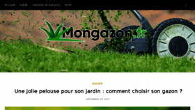What Mongazon.fr website looked like in 2018 (5 years ago)