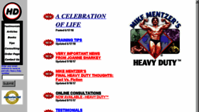 What Mikementzer.com website looked like in 2018 (5 years ago)