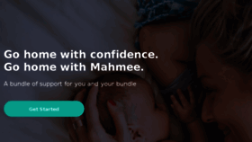 What Mahmee.com website looked like in 2018 (5 years ago)