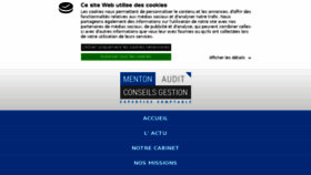 What Mentonconseils.fr website looked like in 2018 (5 years ago)