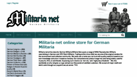 What Militaria-net.co.uk website looked like in 2018 (5 years ago)
