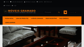 What Moveisgramado.com.br website looked like in 2018 (5 years ago)