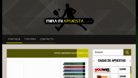 What Miramiapuesta.com website looked like in 2018 (5 years ago)