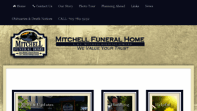 What Mitchellfuneralhome.ca website looked like in 2018 (5 years ago)