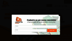 What Memoriasonline.com.br website looked like in 2018 (5 years ago)