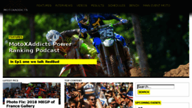 What Motoxaddicts.com website looked like in 2018 (5 years ago)