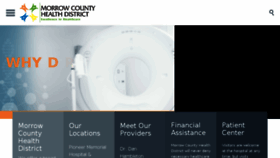 What Morrowcountyhealthdistrict.org website looked like in 2018 (5 years ago)