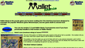 What Malletmania.com website looked like in 2018 (5 years ago)