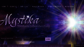 What Mystika.ch website looked like in 2018 (5 years ago)