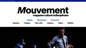 What Mouvement.net website looked like in 2018 (8 years ago)