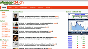 What Manager24.ch website looked like in 2018 (5 years ago)