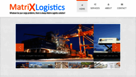 What Matrixlogistics.com.pk website looked like in 2018 (5 years ago)