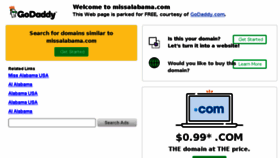 What Missalabama.com website looked like in 2018 (5 years ago)