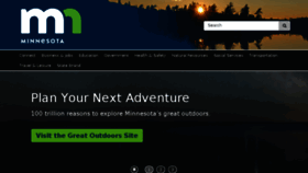 What Minnesota.gov website looked like in 2018 (5 years ago)