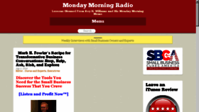 What Mondaymorningradio.com website looked like in 2018 (5 years ago)