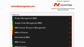 What Mymediamanagement.com website looked like in 2018 (5 years ago)