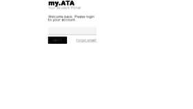 What My.ata.edu website looked like in 2018 (5 years ago)