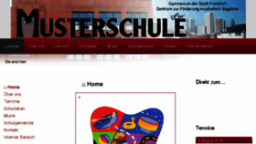 What Musterschule.de website looked like in 2018 (5 years ago)