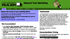 What Marketruler.com website looked like in 2018 (5 years ago)