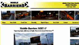 What Mobilebarriers.com website looked like in 2018 (5 years ago)