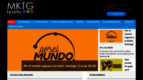 What Marketing.telefe.com website looked like in 2018 (5 years ago)