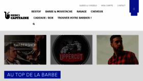 What Mercicapitaine.fr website looked like in 2018 (5 years ago)