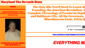 What Marylandtheseventhstate.com website looked like in 2018 (5 years ago)