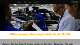 What Mymodis.modis.de website looked like in 2018 (5 years ago)