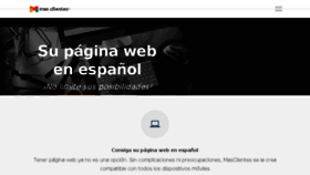 What Masclientes.com website looked like in 2018 (5 years ago)