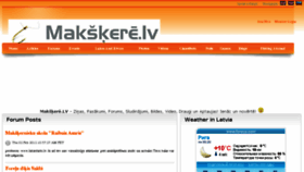 What Makskere.lv website looked like in 2018 (5 years ago)