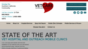 What Mobilepetcare.com website looked like in 2018 (5 years ago)