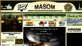 What Masom.com website looked like in 2018 (5 years ago)