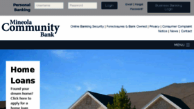 What Mineolacb.com website looked like in 2018 (7 years ago)